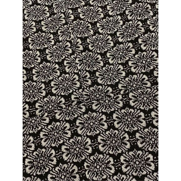 NWT Nine West SZ 16 Woman’s Black Metallic Floral Print Dress - Picture 12 of 12